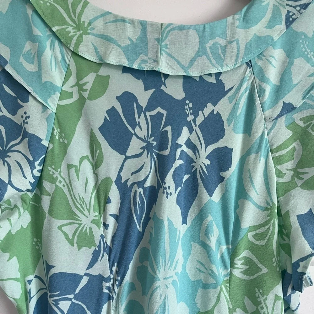 Vintage Hilo Hattie Floral Dress Large - Picture 9 of 15